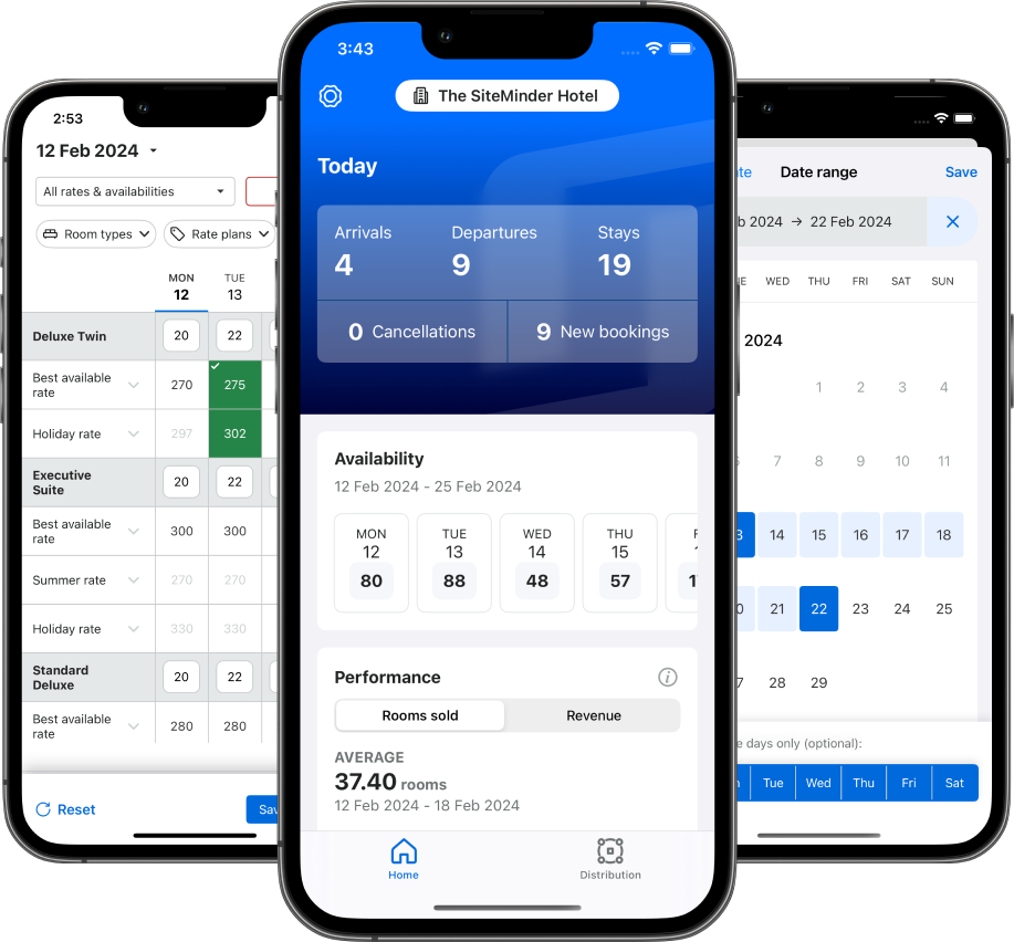 siteminder mobile app
